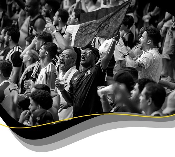 Torcida do Atlético Mineiro no estádio